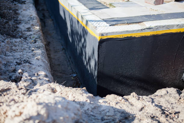 Residential Waterproofing installation at a Bethel, NC home by SJ Waterproofing Pros